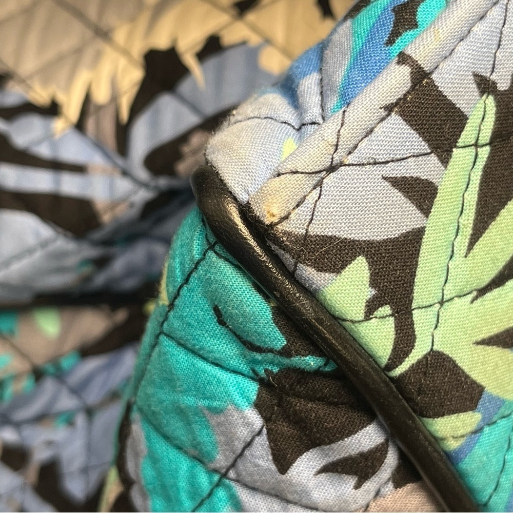 Vera Bradley Camofloral Quilted Women's Mini Weekender Tote Pockets Zipper Bag - Picture 12 of 16